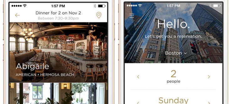 Reserve is a concierge-like service for booking restaurants and paying the check