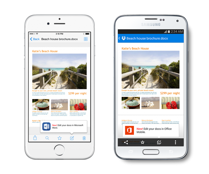 Dropbox Integration With Microsoft S Office Apps Is Now Live On Mobile