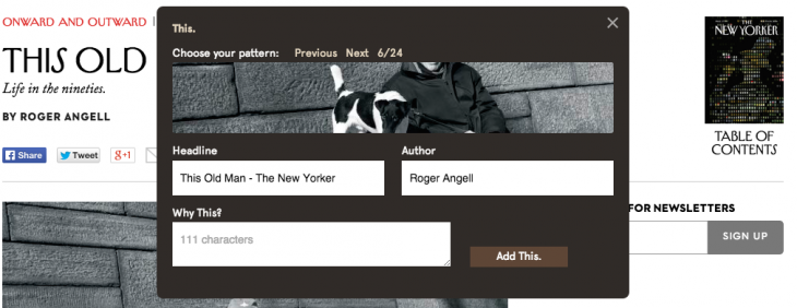 Check ‘This’: A link-sharing service with a one link per day limit