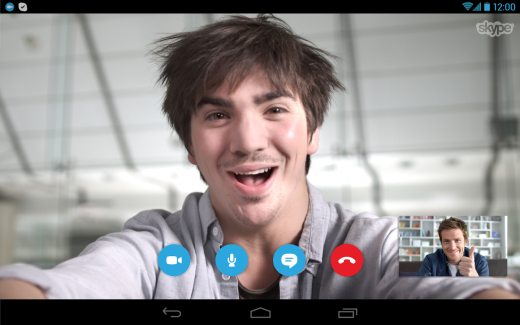 skype video call android phone