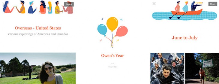 Facebook’s highlights of 2014 generates a beautiful post of your memories