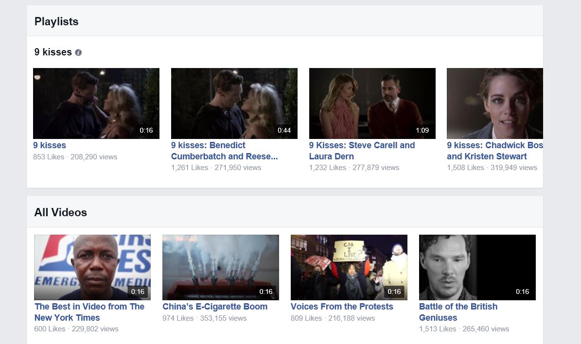 Facebook Pages Are Getting an Updated Video Section