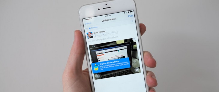 Facebook now automatically makes your photos better