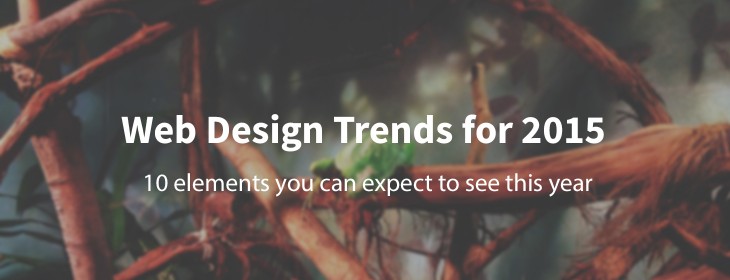10 Web design trends you can expect to see on websites in 2015