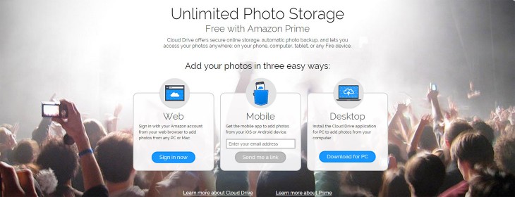 Amazon Prime Photos Canada
