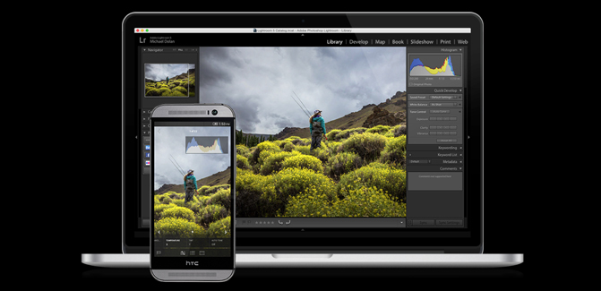 Adobe’s new Lightroom Mobile for Android phones works almost the same as the iPhone app; a tablet ...