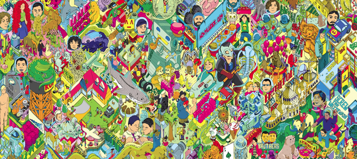 Internetopia: crowdsourced drawing makes an encore appearance, this time in full color