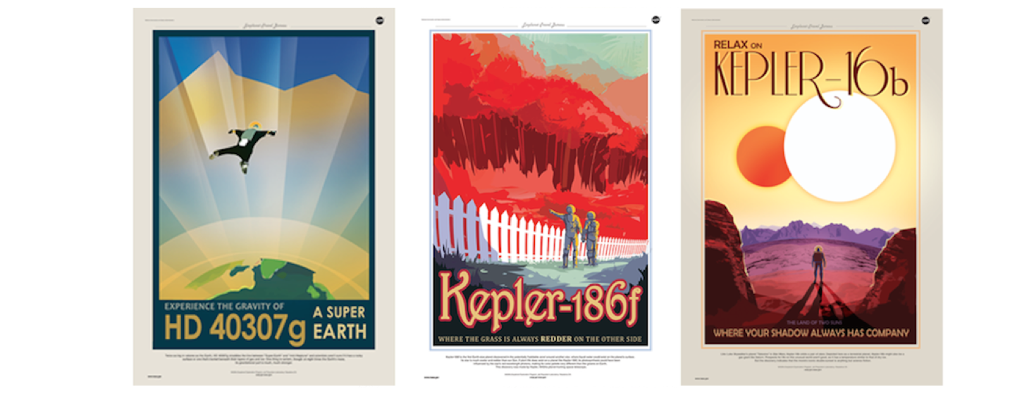NASA's Made Retro Travel Posters For Real Exoplanets