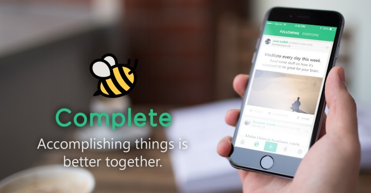Community task tracking app Complete adds progress updates