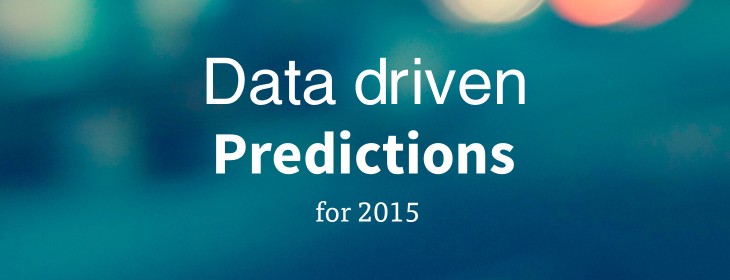 Data-driven predictions for 2015