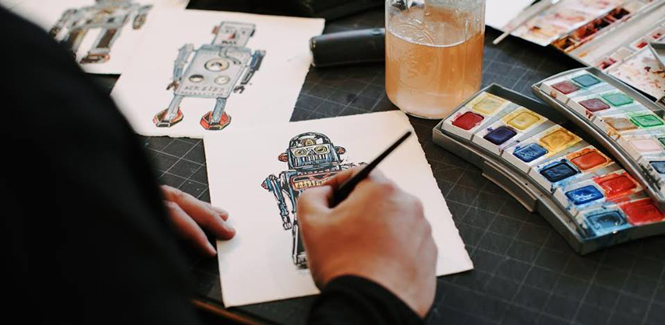 ZIIBRA’s online store promotes a personal link between artists and customers