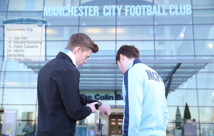 Manchester City launches the Premier League’s first Android Wear app