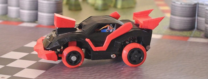 3DRacers is real world Mario Kart with 3D-printed mini cars