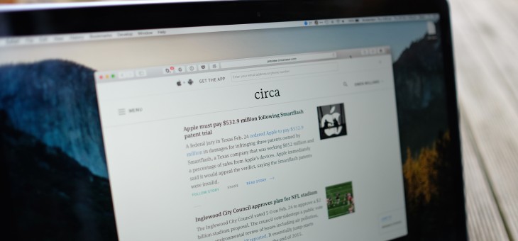Circa’s time saving news breaks free from the app, now on the Web too