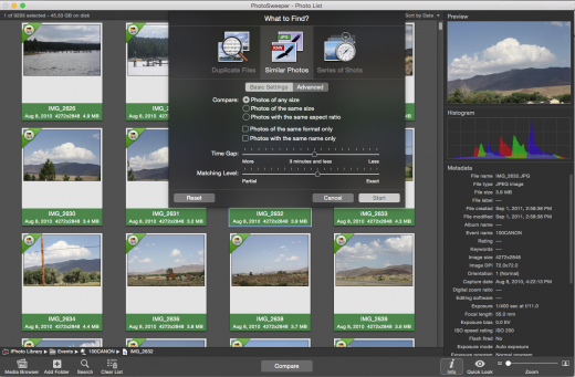 how to use photosweeper to get rid of raw