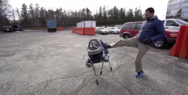 Boston Dynamics shows off new robot dog, dooms us all by kicking it
