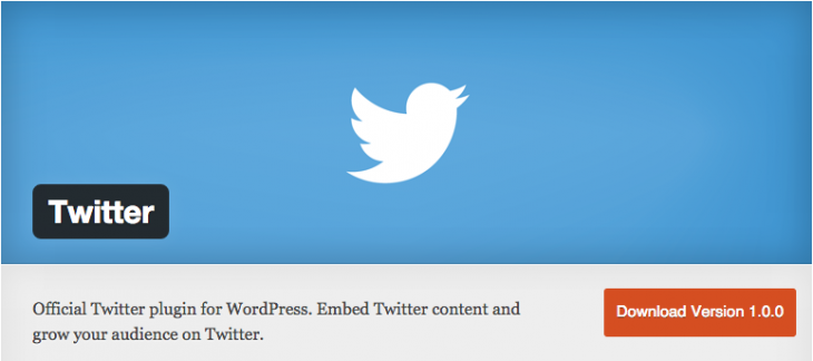 Twitter now has an official WordPress plugin
