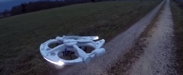 Watch this Millennium Falcon drone then build your own