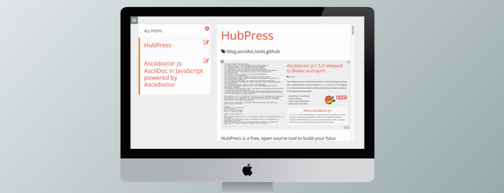HubPress makes it easy to build your blog on GitHub