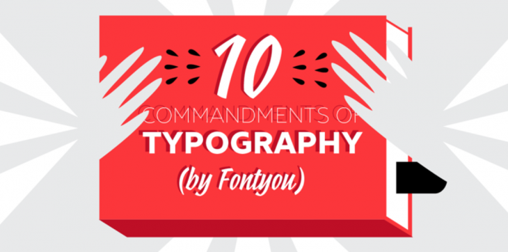 The 10 commandments of typography
