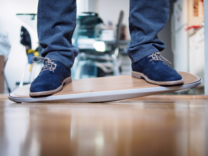 The Level is a balance board for standing desk users, and it’s kind of awesome