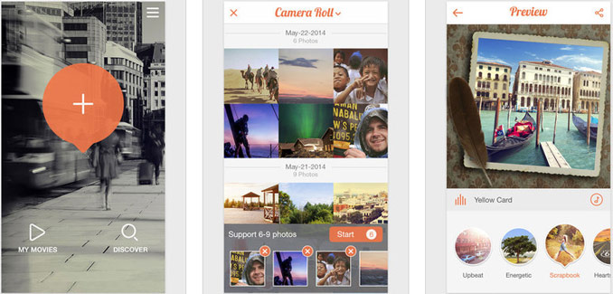GoPix lets you share your favorite moments as a video slideshow set to music