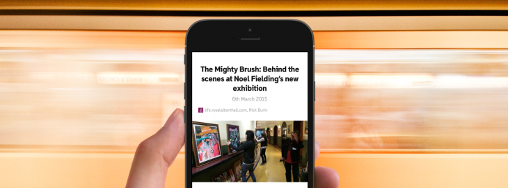 Something for iPhone finds good reads from your Twitter friends — swipe left on what you like