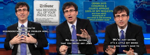 John Oliver on the NSA Recording Your Phone and E-Mail