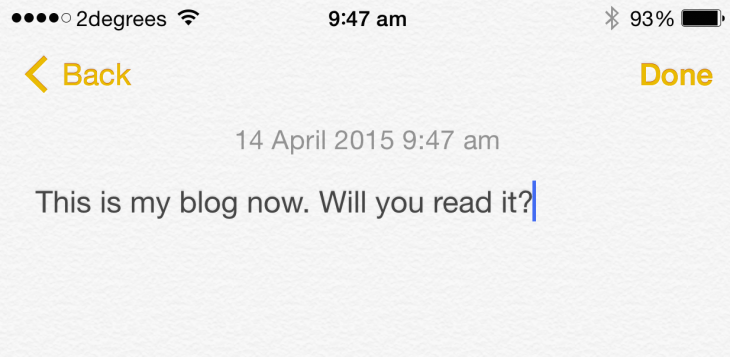 R.I.P. blogging, killed by screenshorts