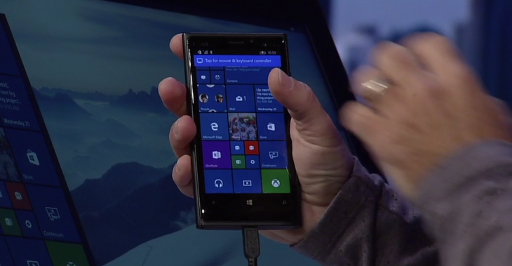 Windows 10 will let you use your phone as a full computer… sort of