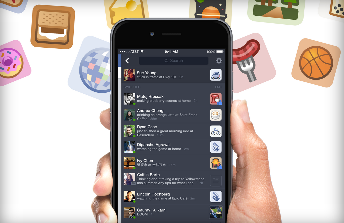 Facebook is Testing a Sideway Status Feature Like It's 2005