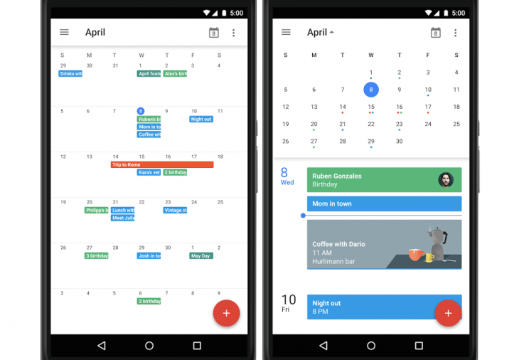 google calendar for android phone