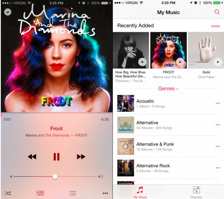 Here's Our First Look At Apple's New Music App In iOS 8.4