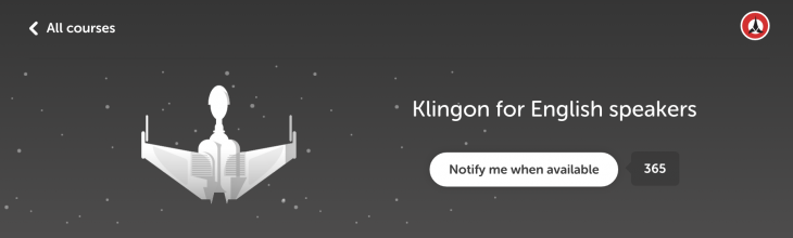 klingon duolingo