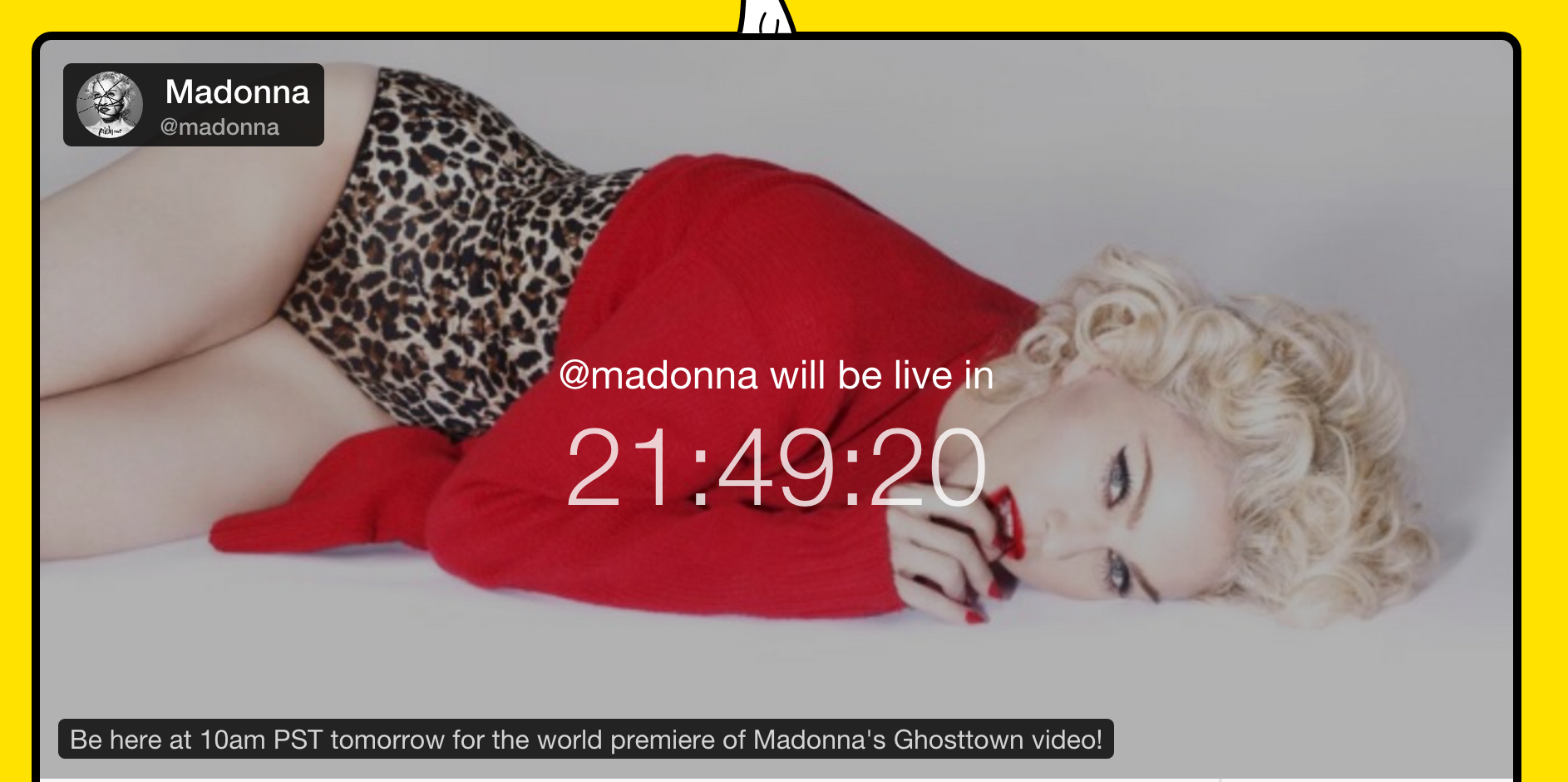 Madonna to premiere her new video on Meerkat, despite signing the Tidal declaration last week