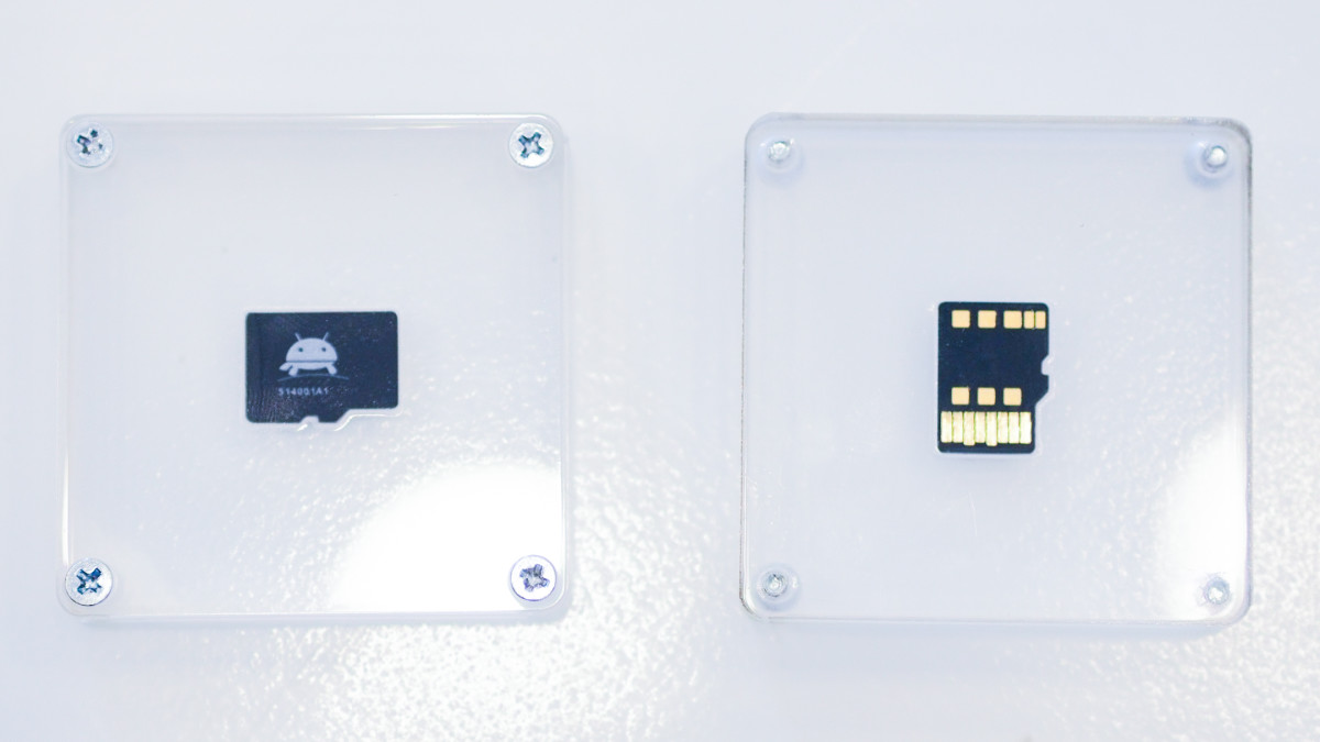 This tiny microSD card contains an entire cryptographic computer