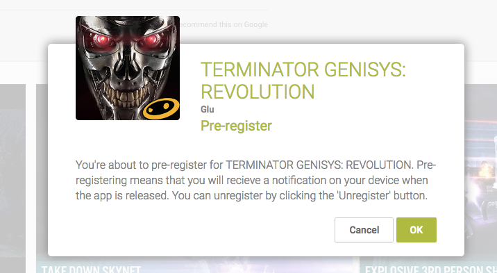 You can now pre-register for apps on the Google Play Store