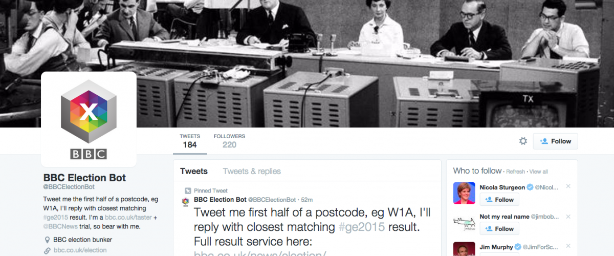The BBC’s Election Bot will tweet you results on demand