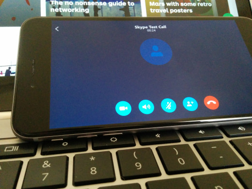 How I do Skype calls while using the Pixel