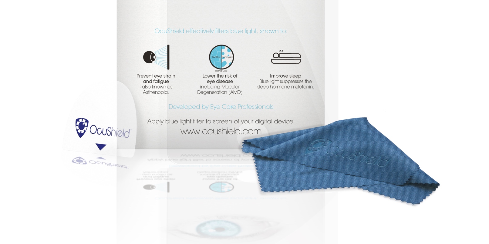 Ocushield: A screen protector that protects your eyes more than the screen