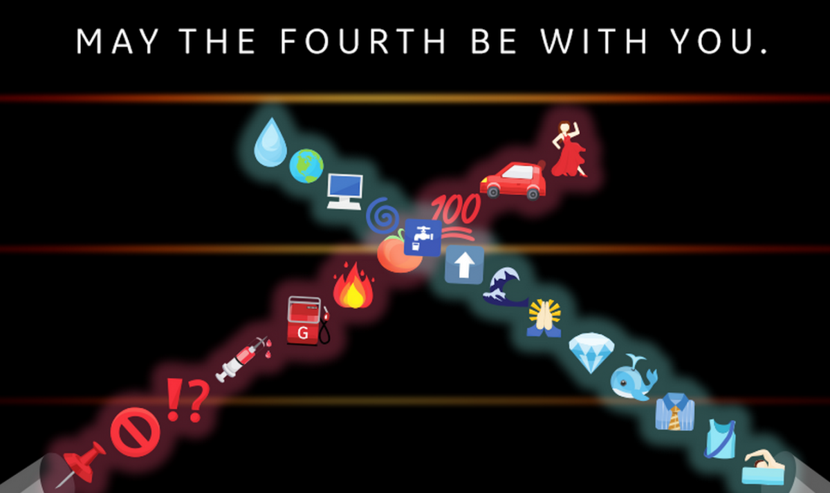 Bill Nye celebrates Star Wars Day by explaining the science of holograms with emojis