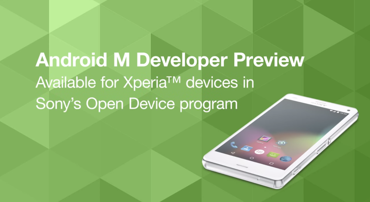 Sony devices can now get the Android M Developer Preview with a bit of elbow grease