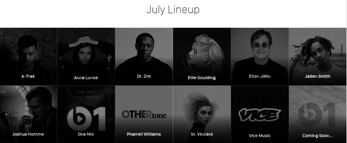 Apple Music Lineup