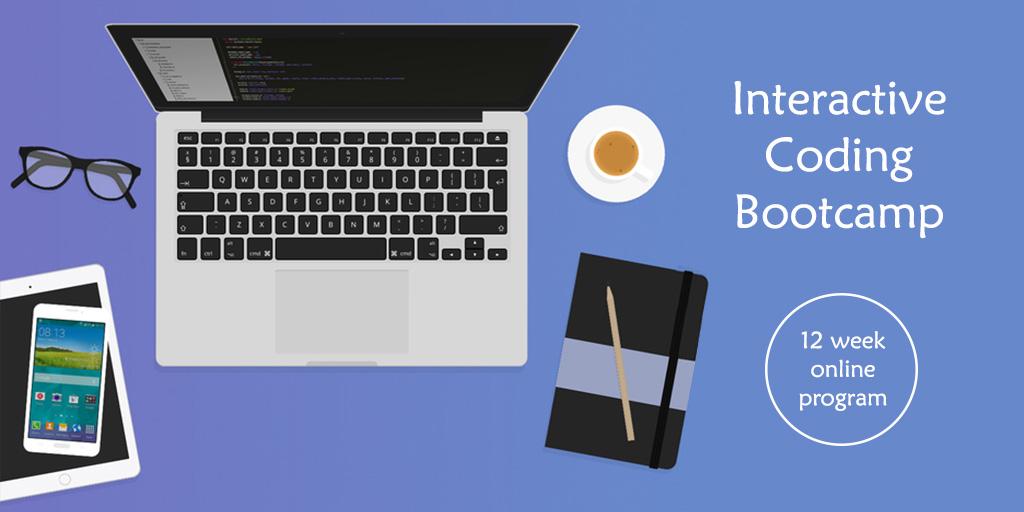 Get ready for a career as a developer, with the Interactive Coding Bootcamp