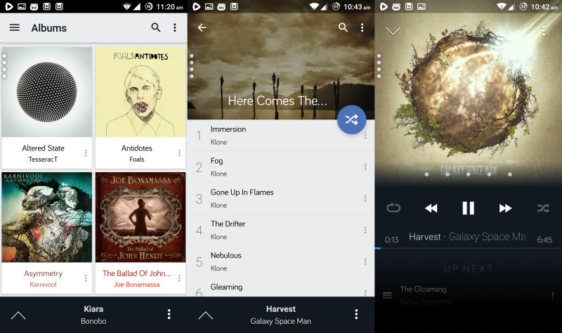 CloudPlayer streams music from your cloud storage and device memory