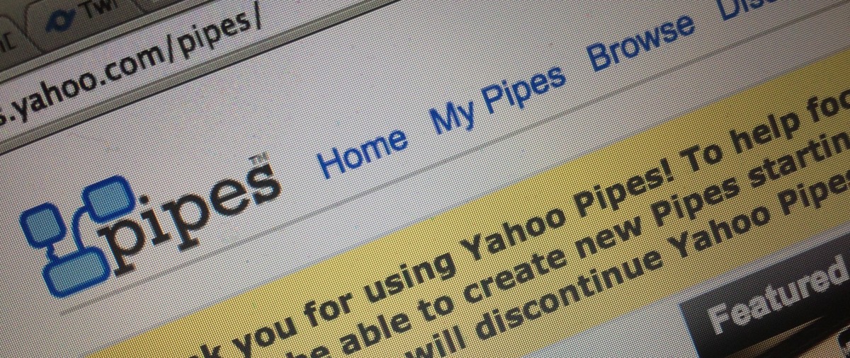 Yahoo Pipes: An obituary for a former ‘internet milestone’ turned busted flush