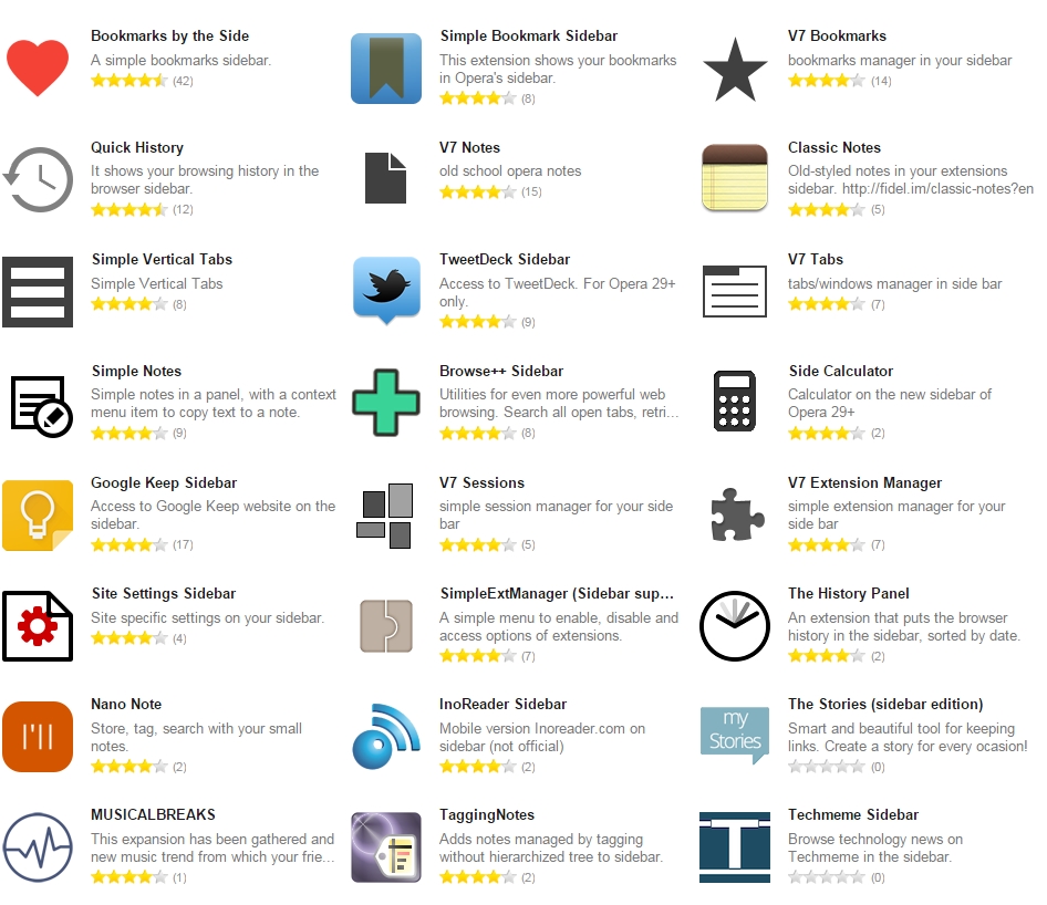 Opera brings sidebar extensions to its desktop browser