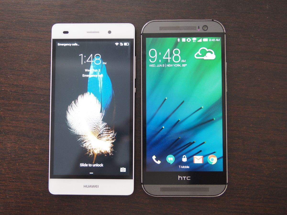 P8 Lite vs HTC One M8