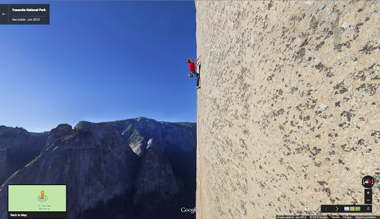 Google ascends Yosemite’s El Capitan for the first vertical Street View images