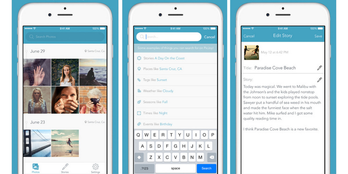 PicJoy for iPhone auto tags your photos for swifter searching